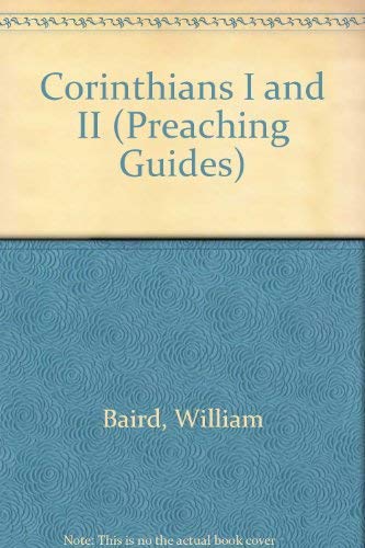 9780804232395: Corinthians I and II (Preaching Guides)