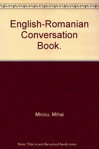 Stock image for English-Romanian Conversation Book. for sale by Suibhne's Rare and Collectible Books