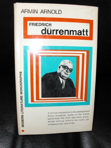 Stock image for Friedrich Durrenmatt for sale by ThriftBooks-Dallas