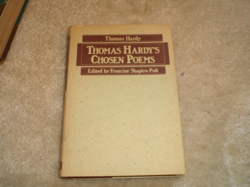 Imagen de archivo de Thomas Hardys Chosen poems a la venta por Green Street Books
