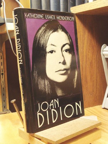Beispielbild fr Joan Didion (Modern Literature Series) zum Verkauf von Irish Booksellers