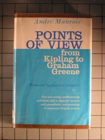 Beispielbild fr Points of View : From Kipling to Graham Greene zum Verkauf von Better World Books