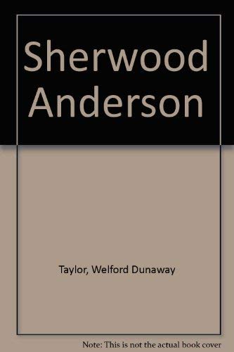 Beispielbild fr Sherwood Anderson zum Verkauf von Booksavers of MD