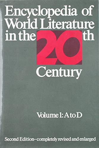 Stock image for Encyclopedia of World Literature in the 20th Century for sale by Better World Books Ltd