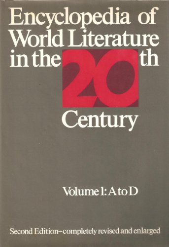 Beispielbild fr Encyclopedia of World Literature in the Twentieth Century zum Verkauf von Better World Books: West