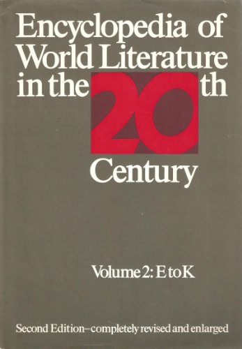 Beispielbild fr Encyclopedia of World Literature in the Twentieth Century zum Verkauf von Better World Books