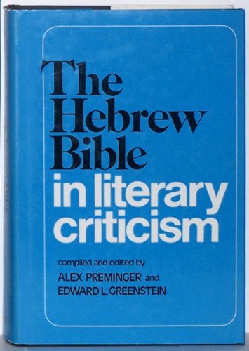 Beispielbild fr Hebrew Bible in Literary Criticism zum Verkauf von Better World Books