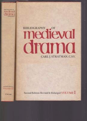 Beispielbild fr Bibliography of medieval drama zum Verkauf von HPB Inc.