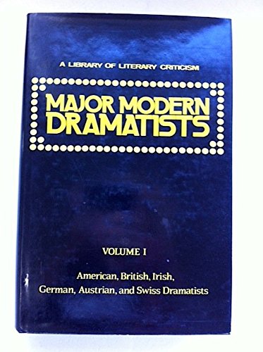 9780804432887: Major Modern Dramatists 2 Vol Set