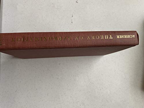 9780804440196: Theory of Approximation [Textbook Binding] by Akhiezer, N.I.