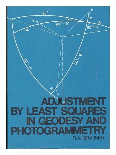 9780804443975: Adjustment by least squares in geodesy and photogrammetry
