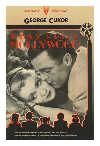 Imagen de archivo de What Price Hollywood? (R.K.O.Classic Screenplays) a la venta por HPB-Ruby