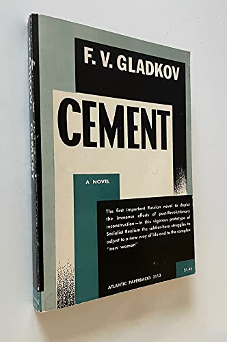 Beispielbild fr Cement: a Novel zum Verkauf von Defunct Books