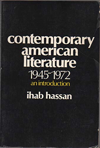 Stock image for Contemporary American Literature, 1945 to 1972: An Introduction for sale by HPB-Diamond