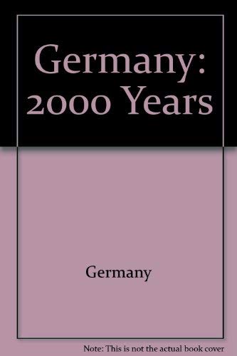 Imagen de archivo de Germany: 2000 Years a la venta por Wonder Book