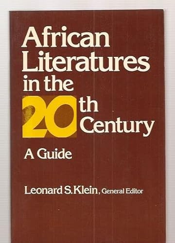 Stock image for African Literatures in the Twentieth Century: A Guide for sale by Jeff Stark