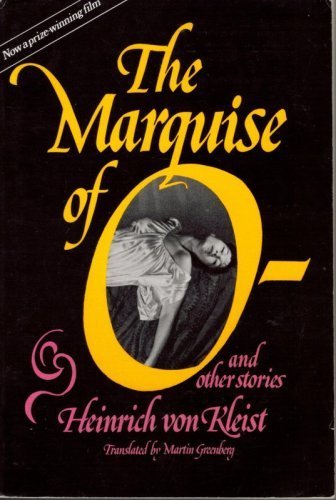 Imagen de archivo de The Marquise of O--, and Other Stories. a la venta por Wonder Book