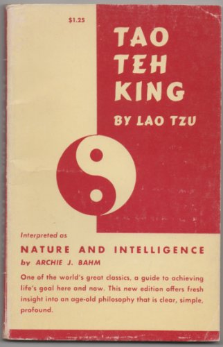 9780804463874: Tao Teh King: Nature and Intelligence