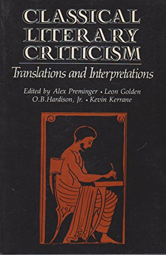 Beispielbild fr Classical Literary Criticism zum Verkauf von Antiquariat Walter Nowak