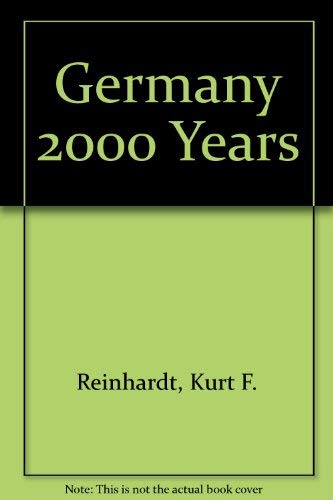 Imagen de archivo de Germany 2000 Years a la venta por Half Price Books Inc.