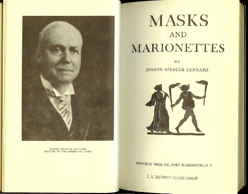 9780804602471: Masks and Marionettes