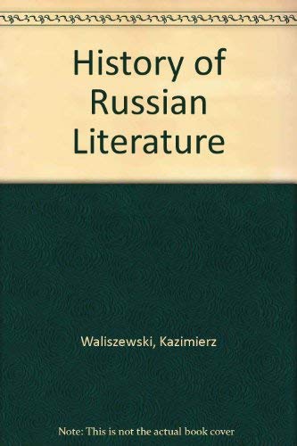 Imagen de archivo de History of Russian Literature a la venta por Library House Internet Sales
