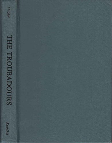 Beispielbild fr The Troubadours (English and Old Provencal Edition) zum Verkauf von Irish Booksellers