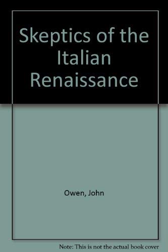 The Skeptics of the Italian Renaissance