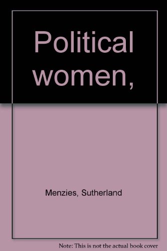 Stock image for Political Women (2 Volumes) for sale by Zubal-Books, Since 1961