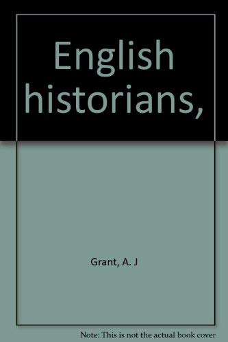 Stock image for English Historians for sale by Merandja Books