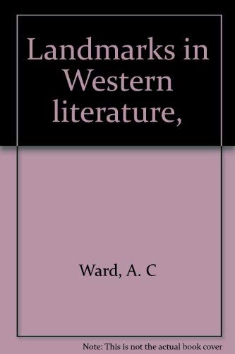 Stock image for Landmarks in Western literature, for sale by Wonder Book