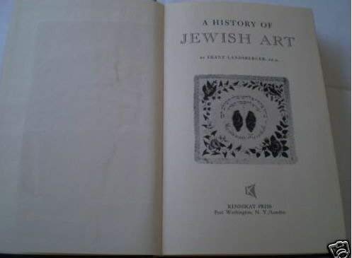 Beispielbild fr A History of Jewish Art zum Verkauf von ThriftBooks-Dallas
