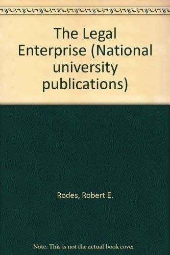 Stock image for The Legal Enterprise (National university publications) for sale by Bingo Used Books