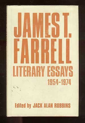 Beispielbild fr James T. Farrell: Literary Essays, 1954-1974 zum Verkauf von Works on Paper