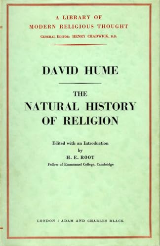 Imagen de archivo de The Natural History of Religion (Library of Modern Religious Thought) a la venta por Wonder Book