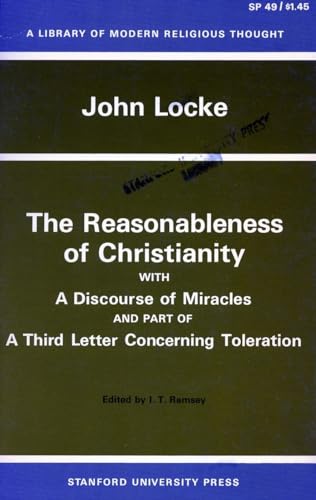 Imagen de archivo de The Reasonableness of Christianity, and A Discourse of Miracles (Library of Modern Religious Thought) a la venta por SecondSale