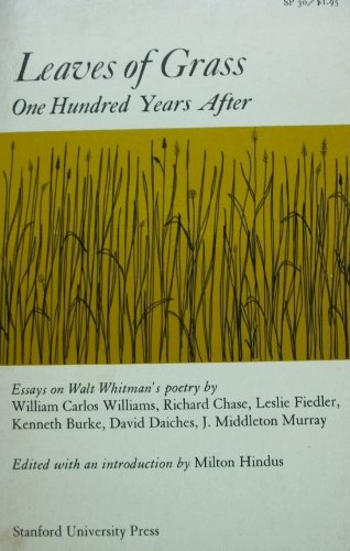 9780804704656: Leaves of Grass One Hundred Years After