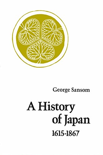 Stock image for History of Japan, 1615-1867 for sale by Kennys Bookshop and Art Galleries Ltd.