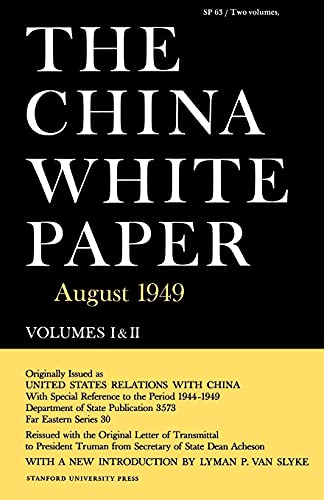 Stock image for The China White Paper: August 1949 (Two volumes) for sale by FSS Books