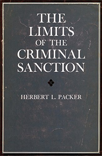 Beispielbild fr The Limits of the Criminal Sanction zum Verkauf von Better World Books