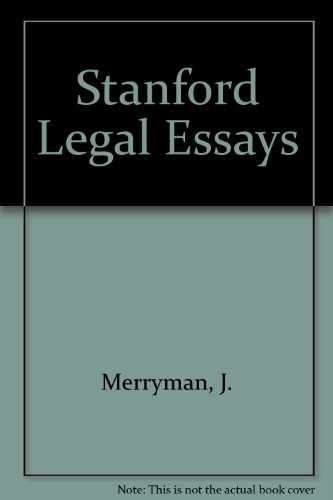 Stock image for Stanford Legal Essays. for sale by G. & J. CHESTERS