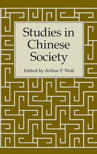 Stock image for Studies in Chinese Society for sale by N. Fagin Books