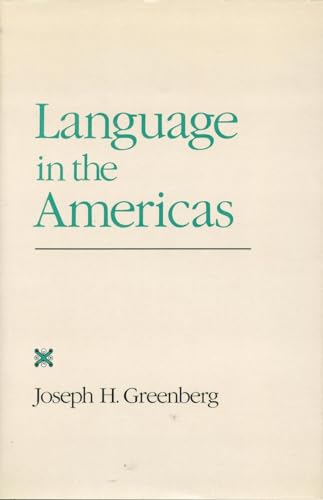 Beispielbild fr Language in the Americas. zum Verkauf von Antiquariat Alte Seiten - Jochen Mitter