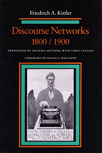 9780804716161: Discourse Networks, 1800/1900