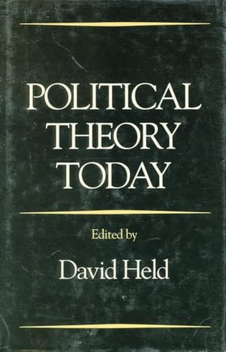 Imagen de archivo de Political Theory Today a la venta por Wonder Book