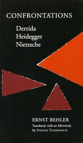 Beispielbild fr Confrontations : Derrida/Heidegger/Nietzsche zum Verkauf von Better World Books
