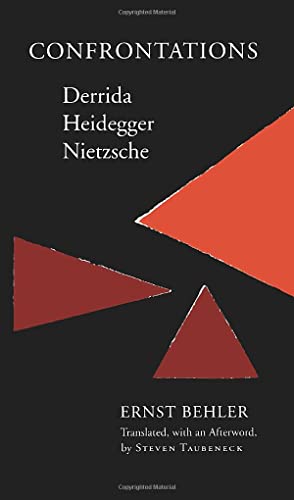 9780804719681: Confrontations: Derrida/Heidegger/Nietzsche