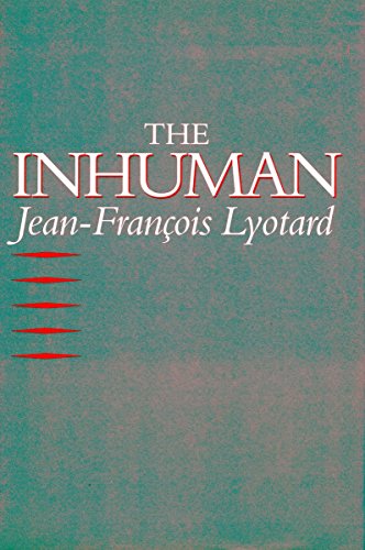 9780804720069: The Inhuman: Reflections on Time