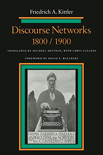 9780804720991: Discourse Networks, 1800/1900