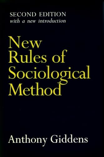 Beispielbild fr New Rules of Sociological Method: Second Edition zum Verkauf von BooksRun